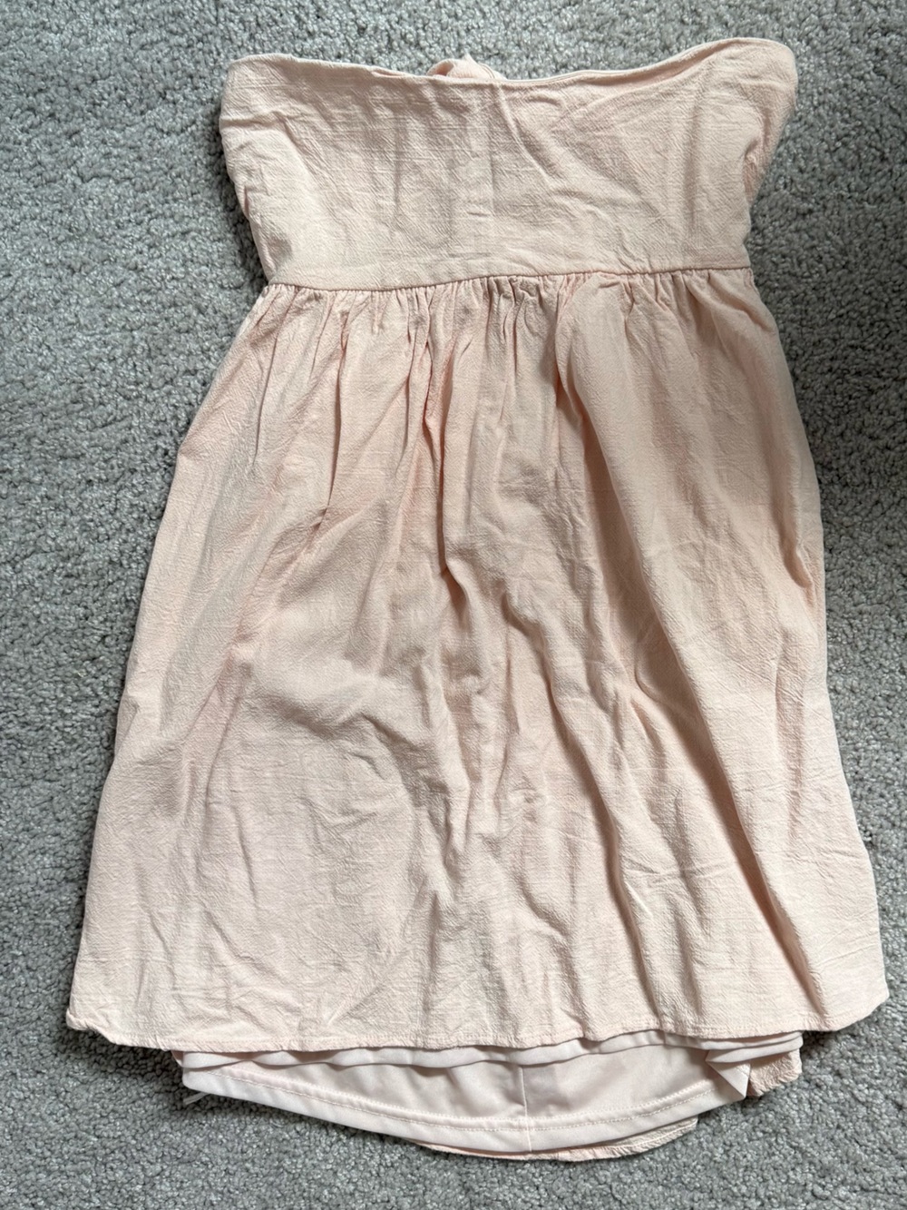 PacSun Strapless Light Pink Sundress